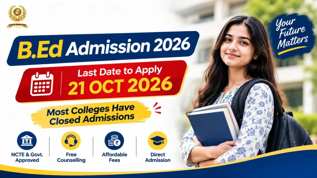 B.Ed Admission 2026