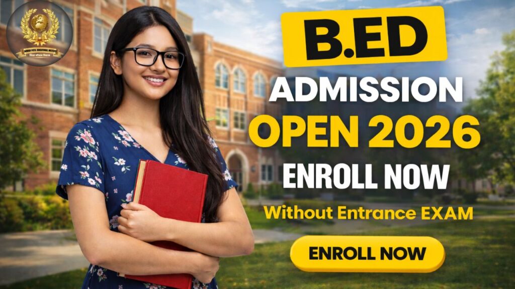 B.Ed Admission 2026
