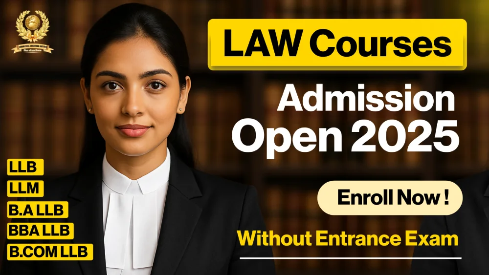 LLB Admission 2025 Open pop up