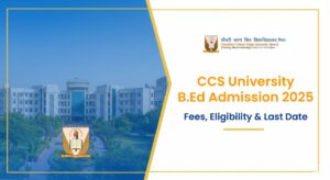 CCSU B.Ed Admission 2025