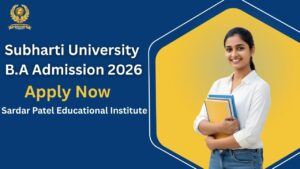 Subharti University BA Admission 2026