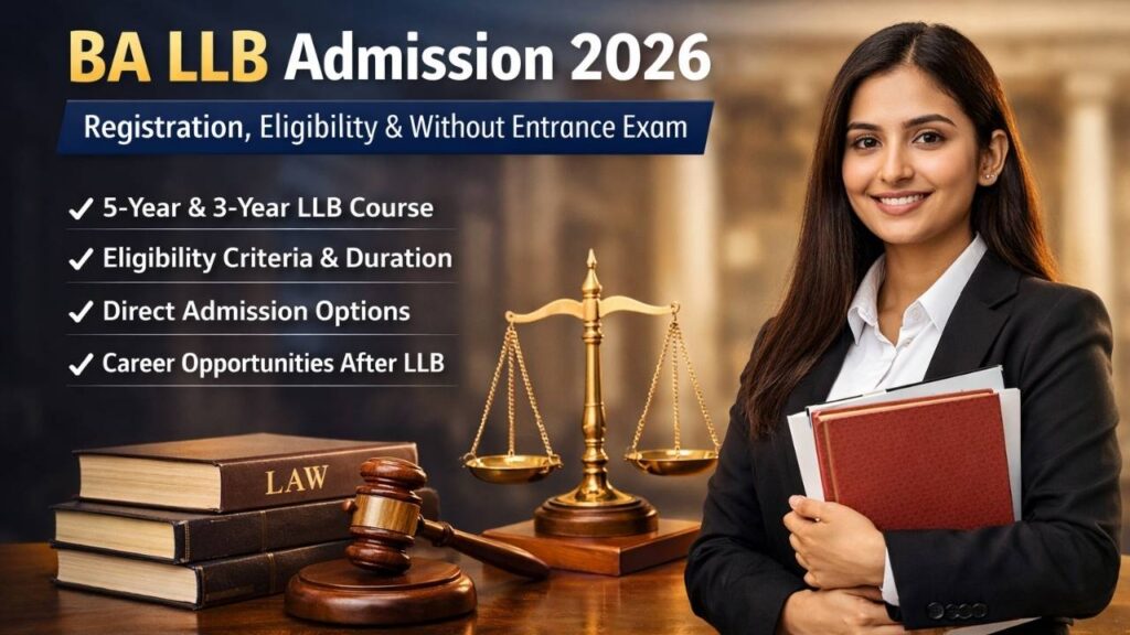 BA LLB Admission 2026: Registration, Eligibility, Direct Admission