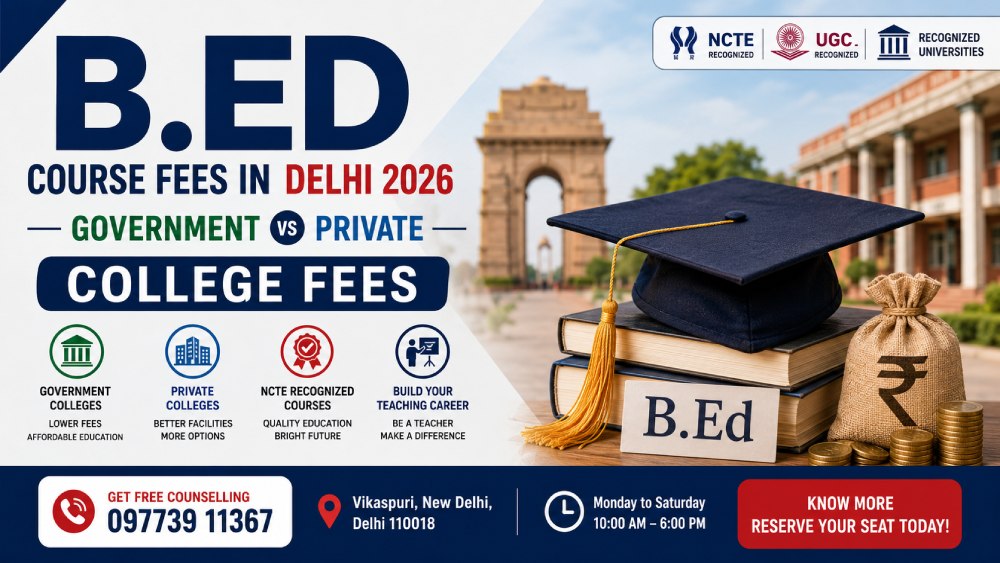 B.Ed Course Fees in Delhi 2026